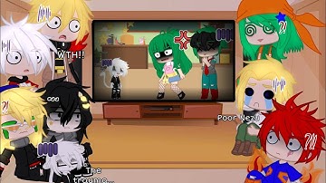 Pro Heroes reageert op "Izuku krijgt problemen op school" || Bnha/Mha || ft.Inko || 🥀 Gacha Club 🥀