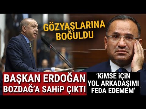 Cumhurbaşkanı Erdoğan'dan Bekir Bozdağ Açıklaması: \