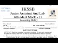 Junior Assistant And Lab Attendant Practise Session | Latest Pattern #jkp #JK_maths #courtcase