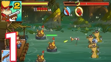 Swamp Attack 2 - Gameplay Walkthrough Part 1 - EP.1 Level 1-5