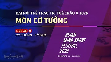 [LIVE] V 1-4 Cờ chớp - giải cờ tướng | đại hội thể thao trí tuệ Châu Á lần thứ nhất (5p+3s)