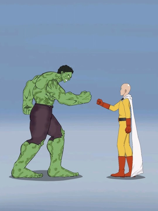 Hulk vs Anime Characters, Scissors paper rock (Part-3)