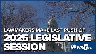 Colorado lawmakers make last push in final hours of 2025 legislative session