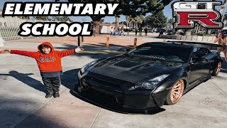 Picking Up Little Cousin from Elementary School in GTR!!