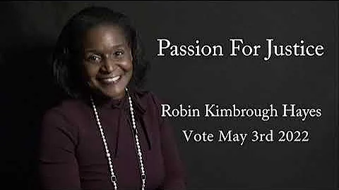 Robin Kimbrough Hayes for Judge.