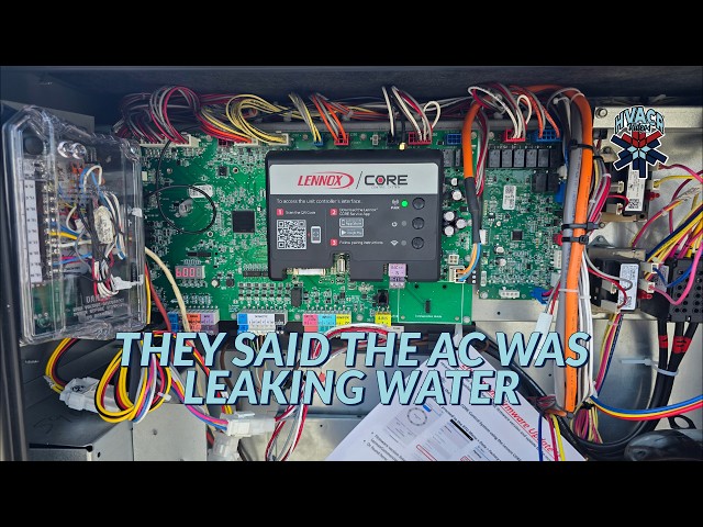 THEY ALL SAID IT WAS THE AC LEAKING WATER class=
