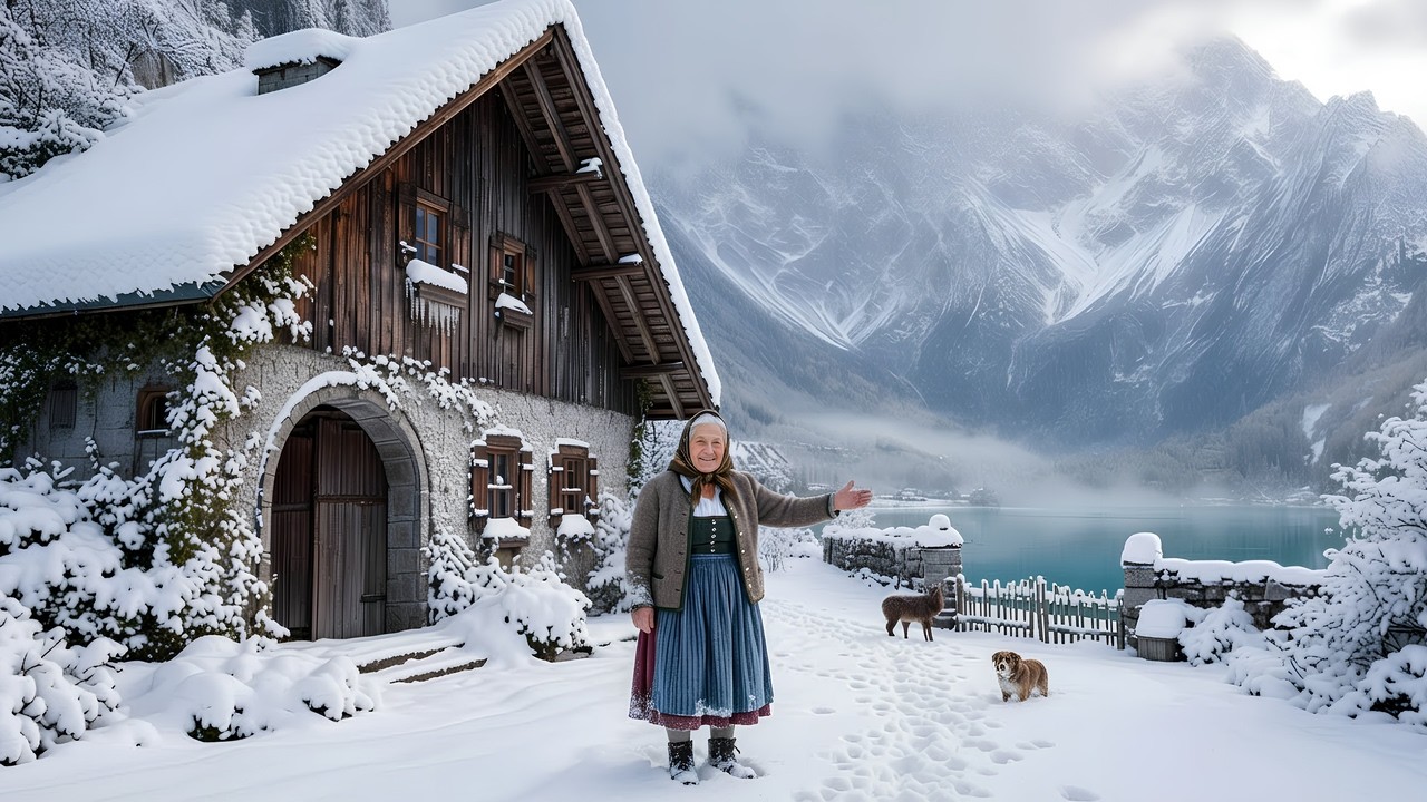 Зимняя атмосфера Баварских Альп — снег, тишина и невероятные виды горных деревень