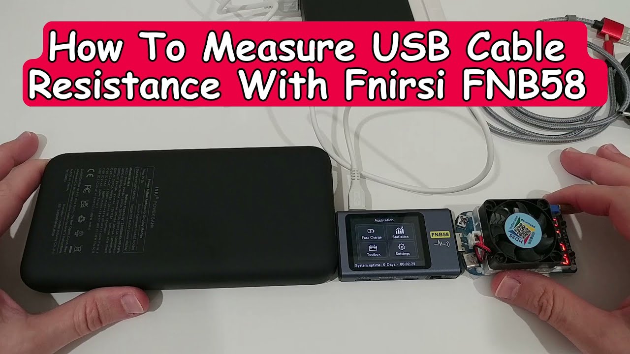 FNIRSI FNB58 USB Tester ⭐ USB Analyser ⭐ Voltage. Amperage & Power 