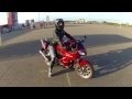 УЧУ ДЕВУШКУ ЕЗДИТЬ НА МОТОЦИКЛЕ(MOTO VLOG)/My girlfriend is learning to ride a motorcycle