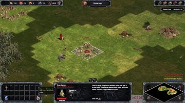 AOE Definitive Edition Gameplay - 2 VS 2 Map Random ( Persian , Roman vs Egyptian , Choson )