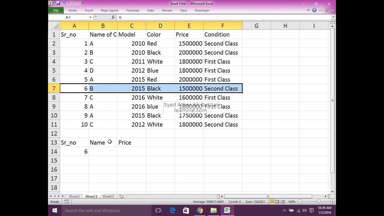 Lecture 31 Office Excel 2013 365 Vlookup Function Trainings In