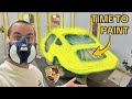 Revealing my porsche 912 paint colour  spraying it