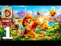 BeeKing: Candyland Rescue - Gameplay Walkthrough Part 1 - Hive Heroes Guard Candy (iOS, Android)