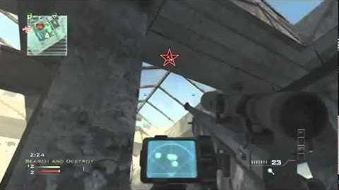 MW3 Dome - Across map throwing knife Tutorial