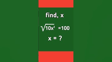 find, x A nice radical problem #maths #shots #viralvideo