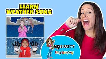 Learn Weather Song for Kids (Official Video) Check the Weather Snow, Rain, Wind, Cold | Patty Shukla