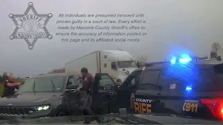 Dash cam video shows wild police chase of wrong-way driver on I-94