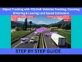 Object tracking with yolov8 vehicles tracking counting entering  leaving and speed estimation