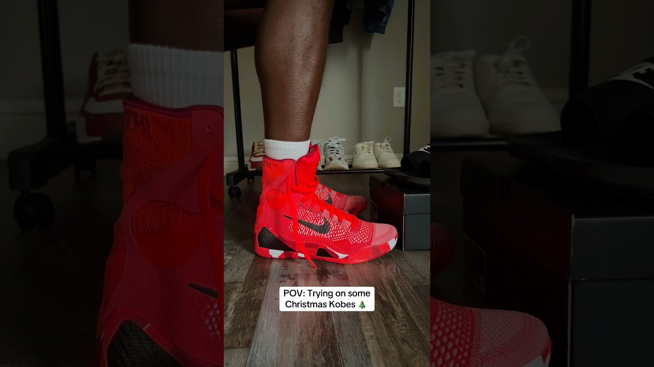 KOBE 9 ELITE HIGH THE BEST CHRISTMAS SHOE? 🤔🐍🎄 