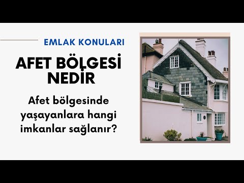 Afet Bölgesi Nedir ? Afet Bölgesinde Hangi İmkanlar Sağlanır ?