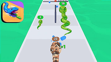 Snake Run Race ​- All Levels Gameplay Android,ios (Levels 59-70)