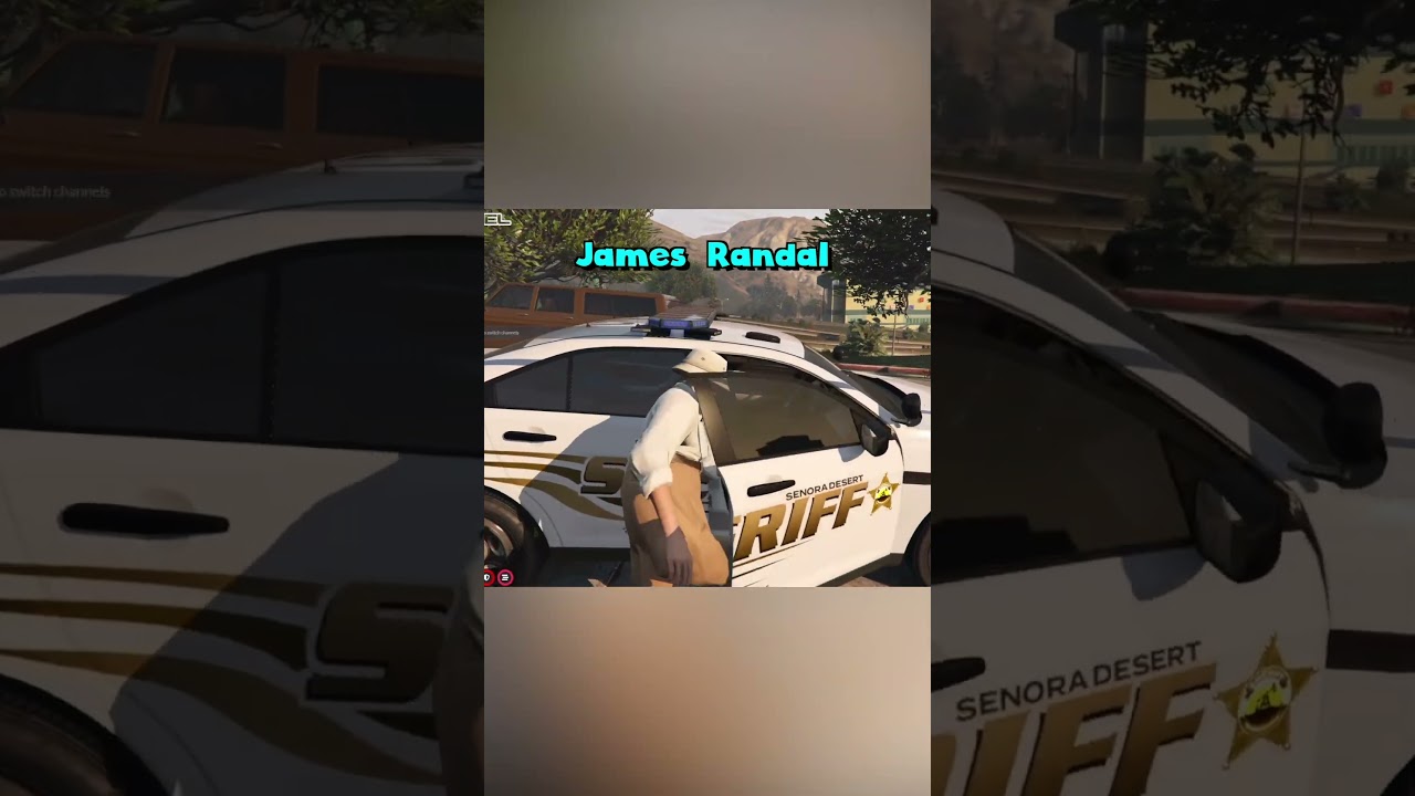 they *TRIED* to pull over JAMES RANDAL... they tried...