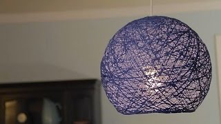 How to make a lampshade, lanterns, and yarn globes From Scratch 2020