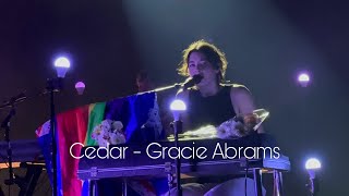 Gracie Abrams - Cedar | live performance (Brisbane N2)