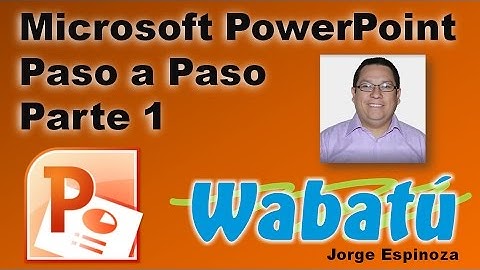 Powerpoint 2007 paso a paso parte 1 - Primeros pasos en powerpoint