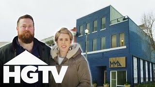 Ben & Erin Transform 1930's Building Into A Sleek & Modern Loft! | Home Town