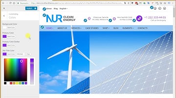 How to change colors in a template - Nur WordPress Theme