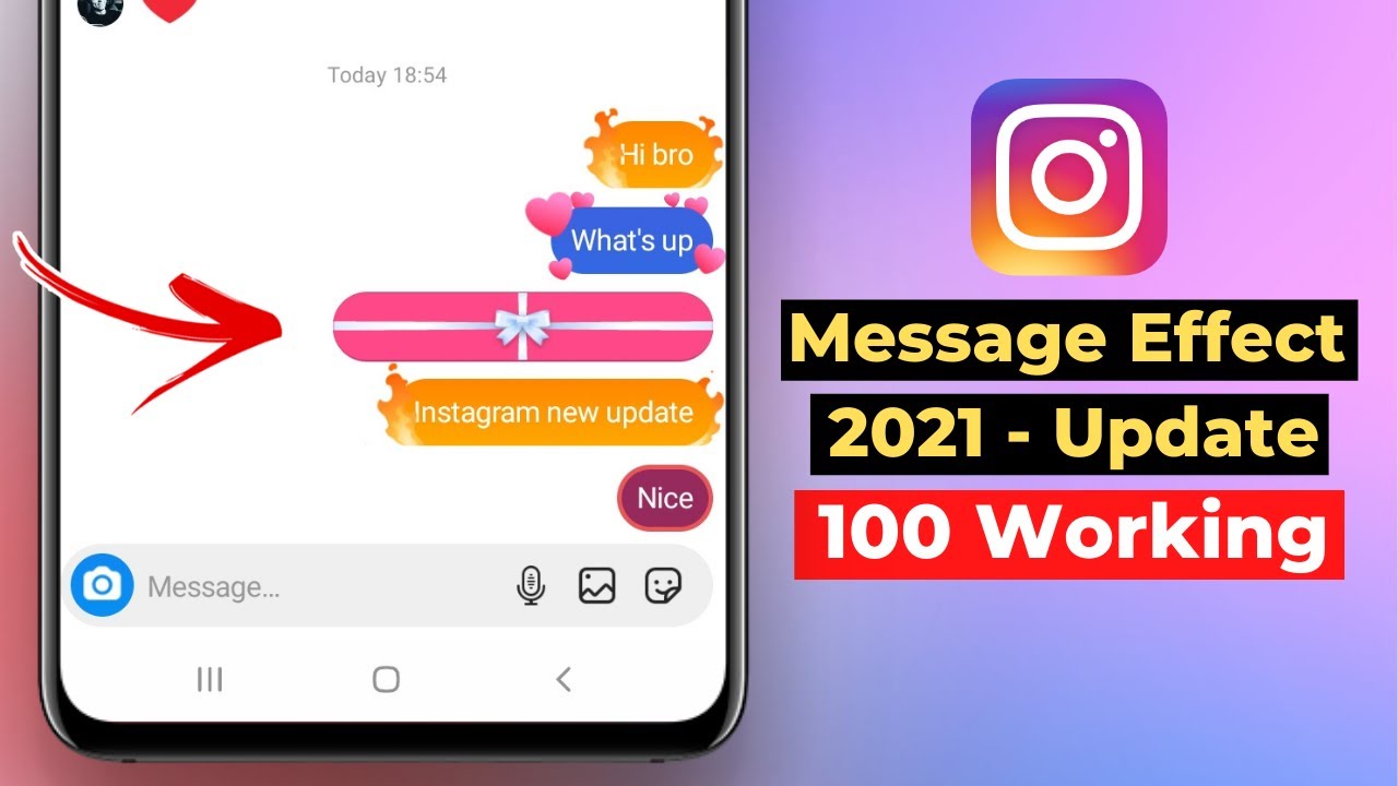 How to send gift message on Instagram Instagram message