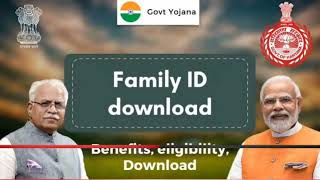 Family I'D Benefits And How To Download It And What Are the Benefits Of It In Government Schemes