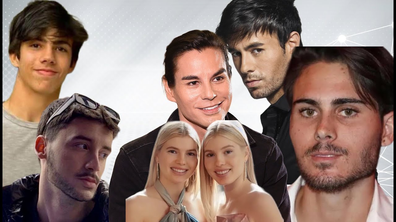 LOS HIJOS DEJULIO IGLESIAS Cristina y Victoria Iglesias las hijas gemelas de Julio Iglesias Y GUILLE