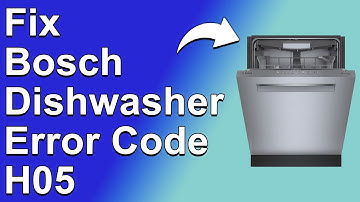 How To Fix Bosch Dishwasher Error Code H05 - Meaning, Causes, & Solutions (Swiftly Fixed!)