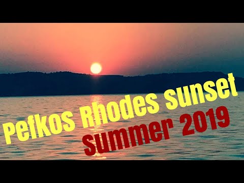 Sunset in Rhodes