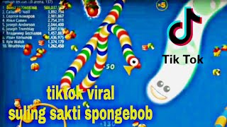 Tiktok Viral Suling Sakti Spongebob | Worm Zone io