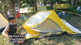 Tutorial Cara Pasang Tenda Bigdome 6 Pro || GREAT OUTDOOR