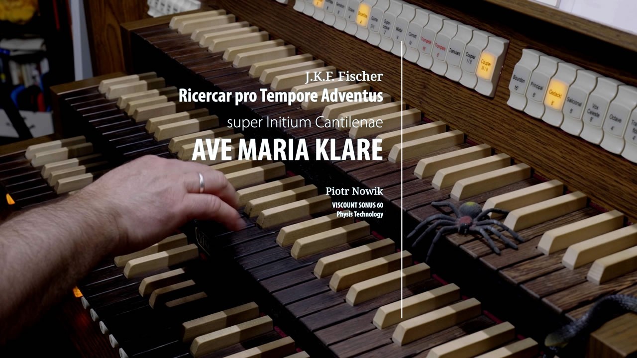🎹 J.K.F Fischer: „Ricercar pro Tempore Adventus” ♫ 🔷 Piotr Nowik, #viscount #sonus #physis