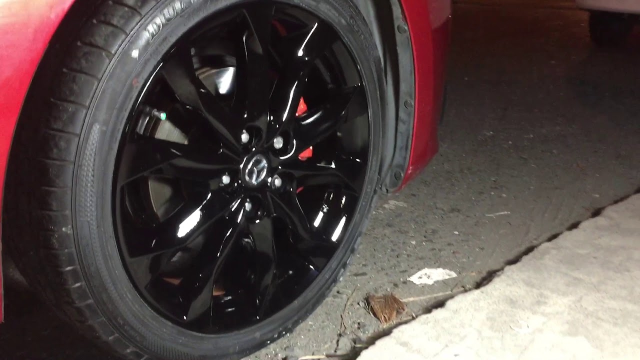 Paint wheels / rims hyper black YouTube