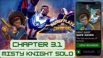 MCOC: Safe Haven Monthly Cavalier Difficulty EQ| Chapter 3.1 | Misty Knight Boss Solo