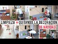 *NUEVO*✅️ LIMPIEZA + QUITANDO LA DECORACIÓN DE NAVIDAD🎄 MOTIVATE A LIMPIAR CONMIGO 2024 🙌🏼