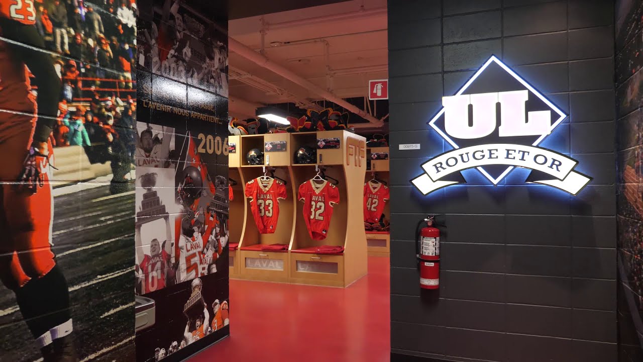 Football Rouge et Or Installations du PEPS de l'Université Laval