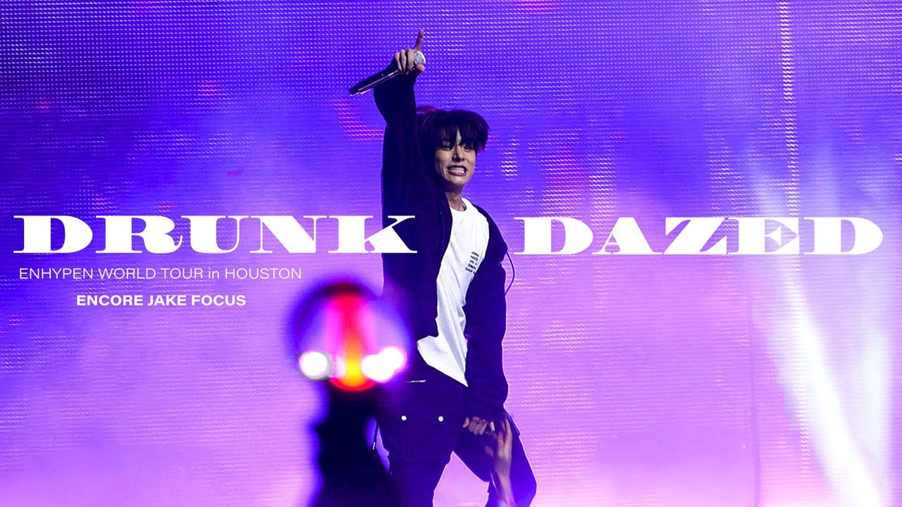 221008 DRUNK-DAZED Encore + Ending 4K JAKE FOCUS Fancam ENHYPEN WORLD TOUR 'MANIFESTO' in Houston
