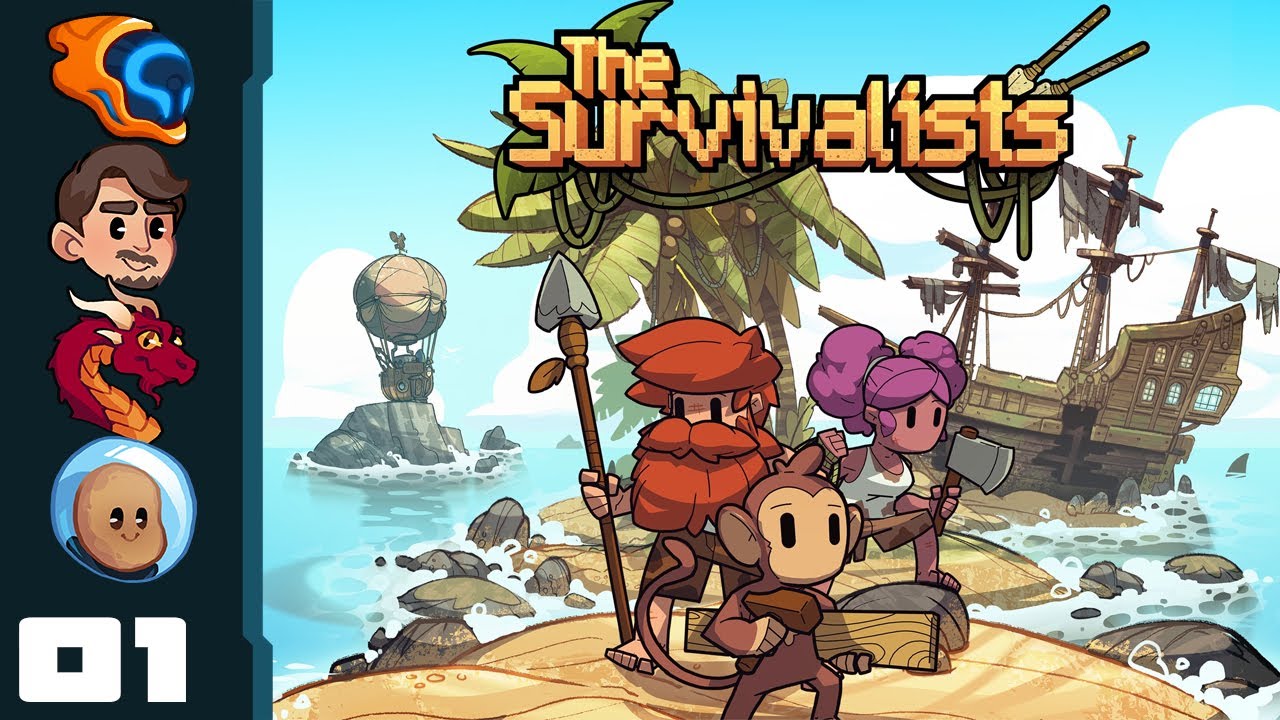 Monkey See, Monkey Do Better Than You - Let's Play The Survivalists [Co-Op] - PC Gameplay Part 1