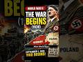 The War Begins (1939) ⚔️- Part 3 #shorts  #youtubeshorts  #worldwar2 #ww2history  #education