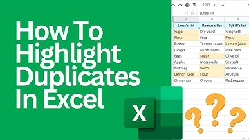 How To Highlight Duplicates In Excel | Same Column in a Different Colour
