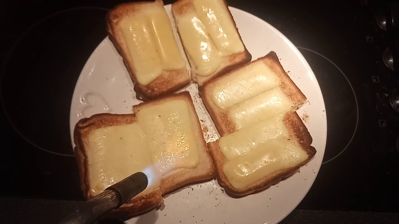 Cheese on toast blow torch style mapgas cheeseontoast 