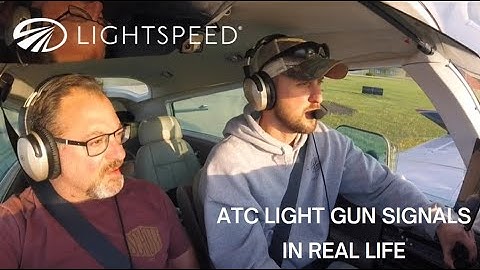 ATC Light Gun Signals in Real Life