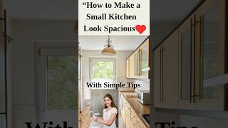 “Small Kitchen Design Hacks"#home#SmallKitchen #LuxuryKitchen #kitchenmakeover